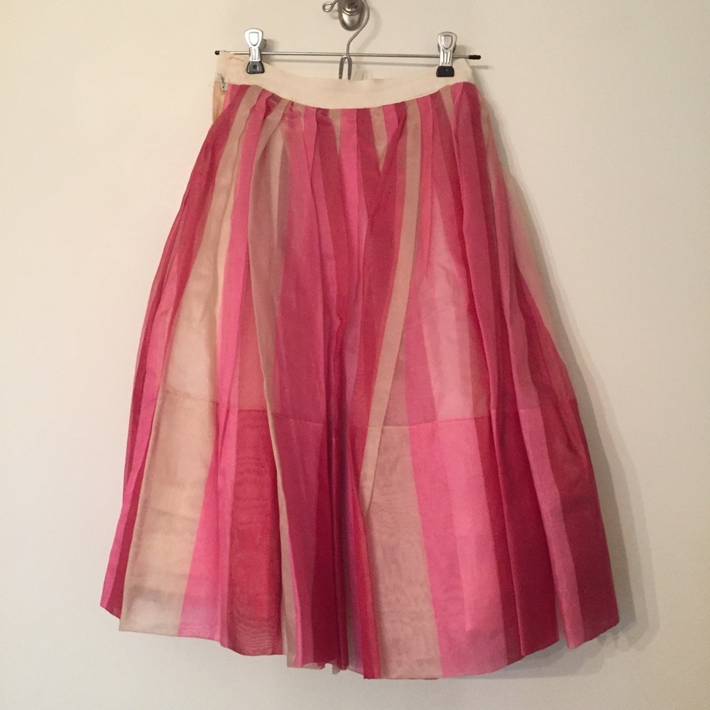1950s Silk Organza Skirt - image 3